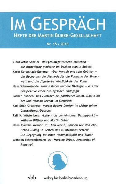 Produktbild: Im Gespr&auml;ch, Heft 15/2013