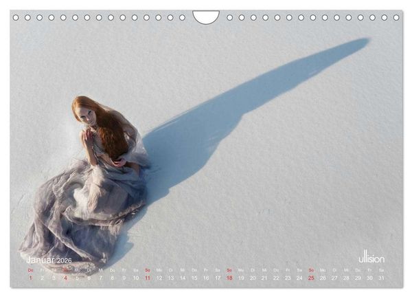 Produktbild: OPHELIA, sinnlich - mystisch - sehnsuchtsvoll (Wandkalender 2026 DIN A4 quer), CALVENDO Monatskalender