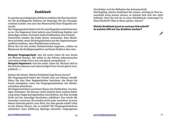 Produktbild: Meine Biografie schreiben, aha!