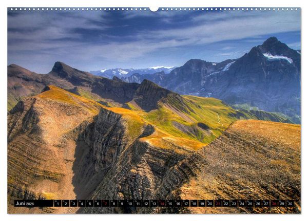 Produktbild: Berge im Berner Oberland (Wandkalender 2026 DIN A2 quer), CALVENDO Monatskalender