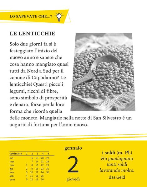 Produktbild: Langenscheidt Sprachkalender Italienisch 2025