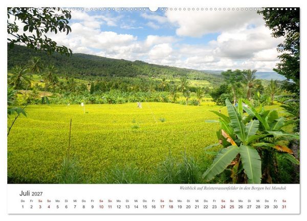 Produktbild: Impressionen einer Reise durch Bali (hochwertiger Premium Wandkalender 2027 DIN A2 quer), Kunstdruck in Hochglanz