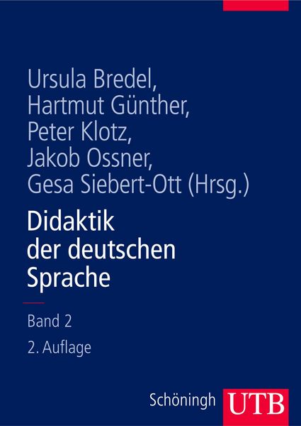 Produktbild: Didaktik der deutschen Sprache - Band 2