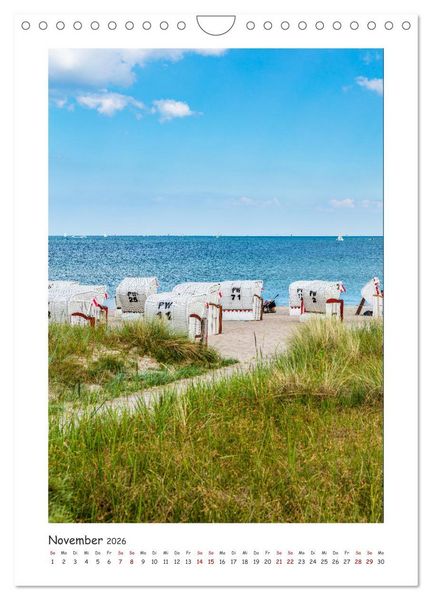 Produktbild: L&uuml;becker Bucht Seeb&auml;der an der Ostsee (Wandkalender 2026 DIN A4 hoch), CALVENDO Monatskalender