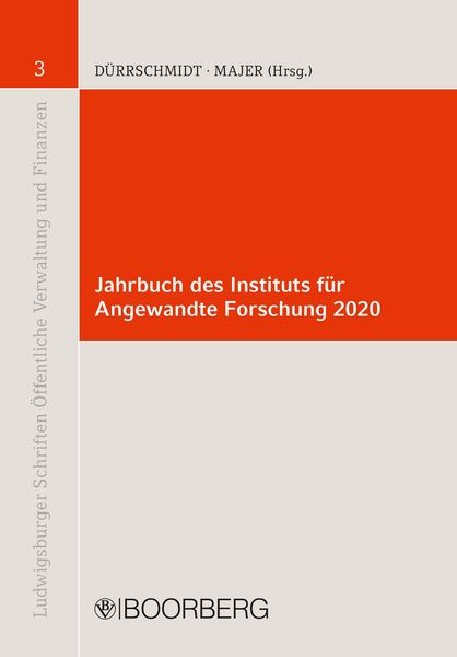 Produktbild: Jahrbuch des Instituts f&uuml;r Angewandte Forschung 2020
