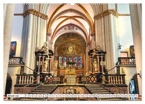 Produktbild: Bonner Kirchen (Wandkalender 2026 DIN A2 quer), CALVENDO Monatskalender