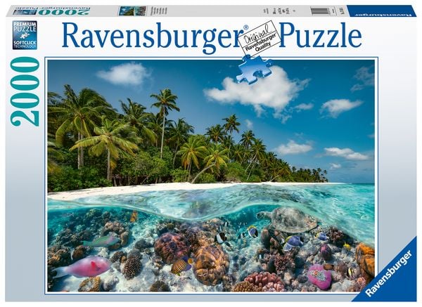 Produktbild: Erwachsenenpuzzle 2000 Teile - Ein Tauchgang auf den Malediven