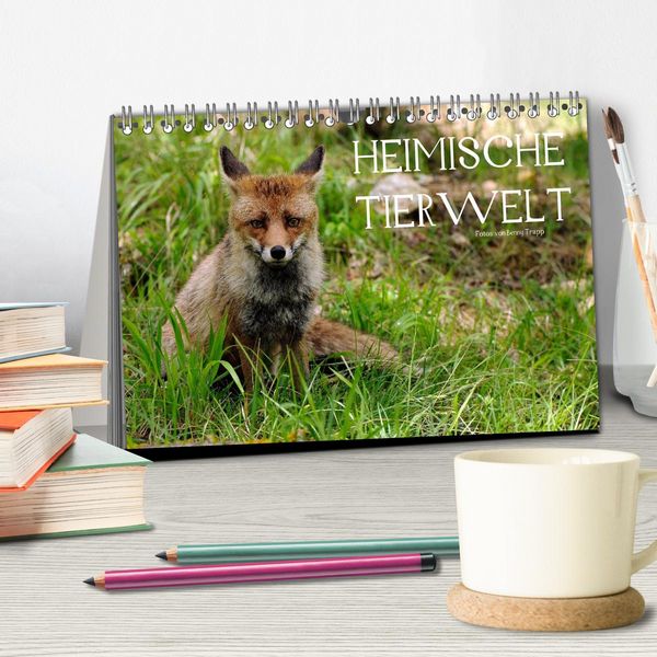 Produktbild: Heimische Tierwelt (Tischkalender 2026 DIN A5 quer), CALVENDO Monatskalender