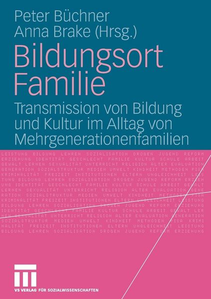 Produktbild: Bildungsort Familie