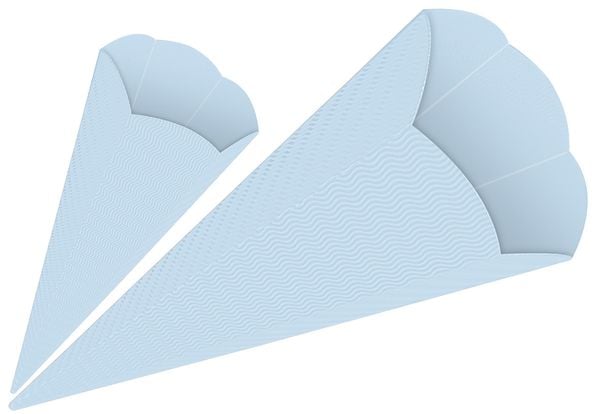 Produktbild: URSUS Schult&uuml;ten 3D-Schult&uuml;ten, hellblau, H&ouml;he: 68 cm, Durchmesser: 20 cm