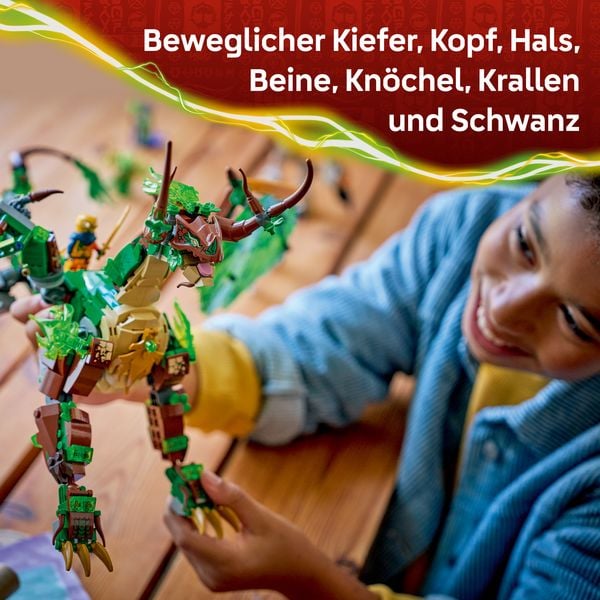Produktbild: LEGO NINJAGO 71859 Der Drache des Lebens, Spielzeugdrache, Spielzeug