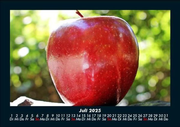 Produktbild: Obstkalender 2025 Fotokalender DIN A5