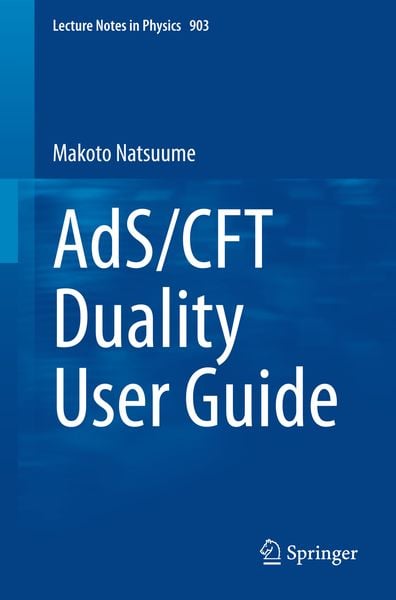 Produktbild: AdS/CFT Duality User Guide