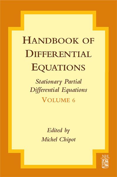Produktbild: Handbook of Differential Equations: Stationary Partial Differential Equations