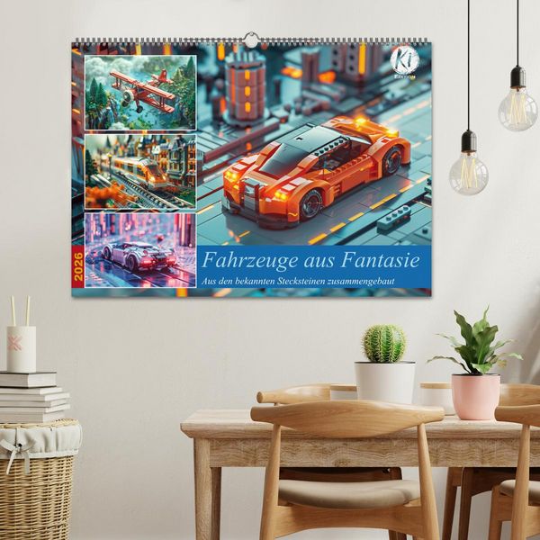 Produktbild: Fahrzeuge aus Fantasie (Wandkalender 2026 DIN A2 quer), CALVENDO Monatskalender