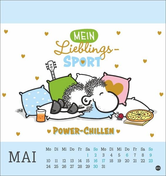 Produktbild: sheepworld Postkartenkalender 2027