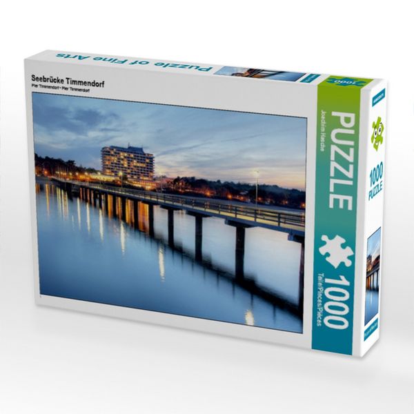 Produktbild: CALVENDO Puzzle Seebr&uuml;cke Timmendorf | 1000 Teile Lege-Gr&ouml;&szlig;e 64x48cm Foto-Puzzle f&uuml;r gl&uuml;ckliche Stunden