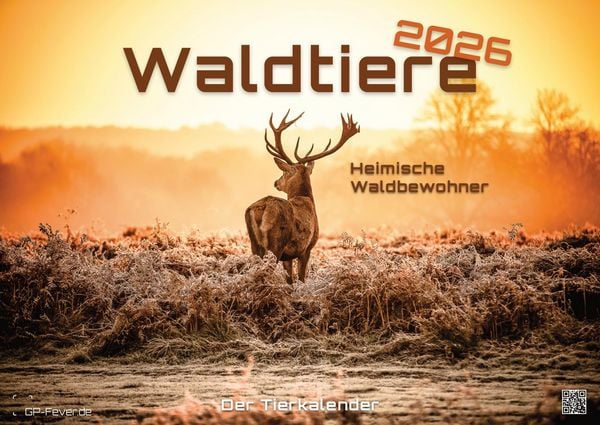 Produktbild: Waldtiere - Heimische Waldbewohner - Der Tierkalender - 2026 - Kalender DIN A2