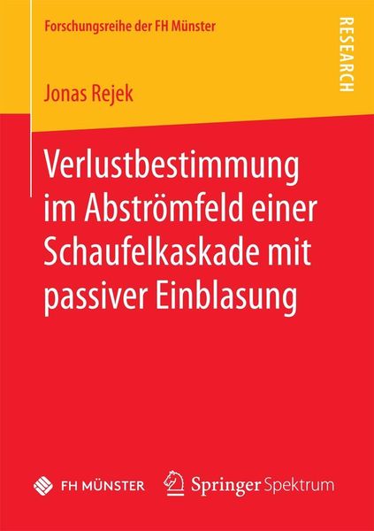 Produktbild: Verlustbestimmung im Abstr&ouml;mfeld einer Schaufelkaskade mit passiver Einblasung