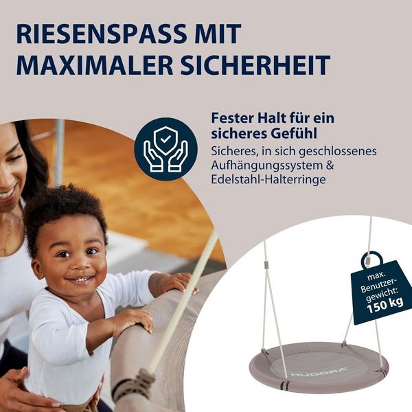 Produktbild: HUDORA 72202 - Nestschaukel Lounge 90 cm, sand
