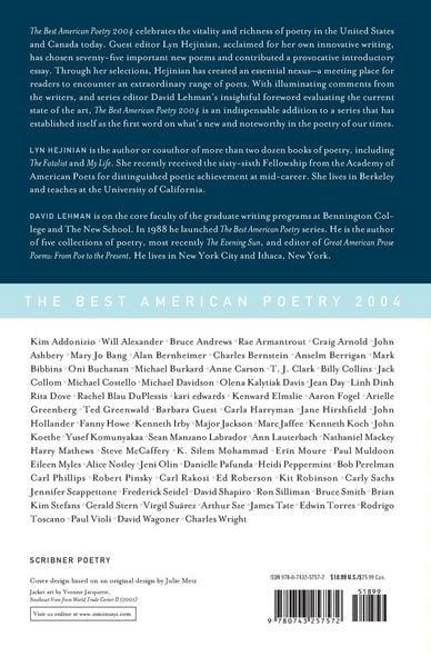 Produktbild: The Best American Poetry
