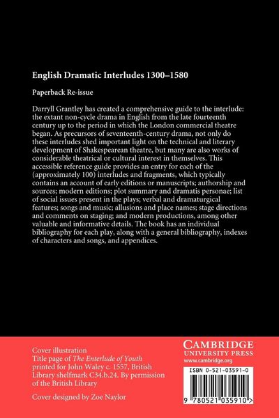 Produktbild: English Dramatic Interludes, 1300 1580