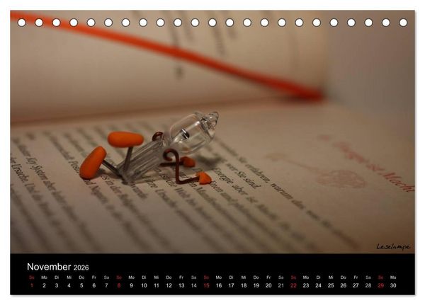 Produktbild: Bernie Blitz - Eine Birne sucht Erleuchtung (Tischkalender 2026 DIN A5 quer), CALVENDO Monatskalender