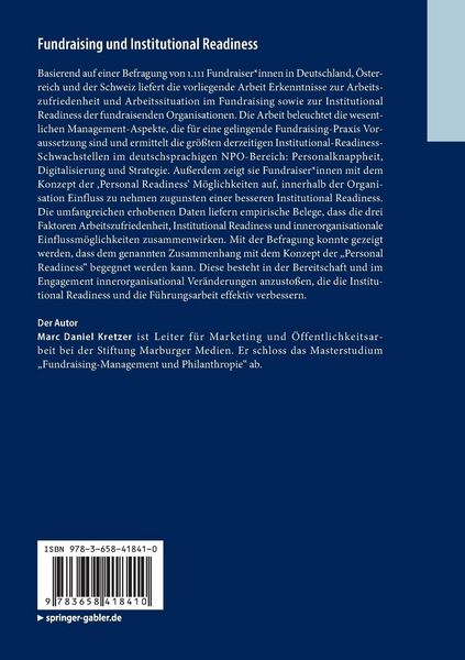 Produktbild: Fundraising und Institutional Readiness