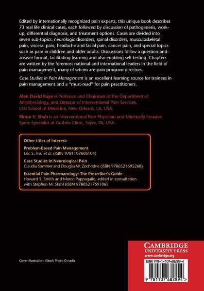 Produktbild: Case Studies in Pain Management