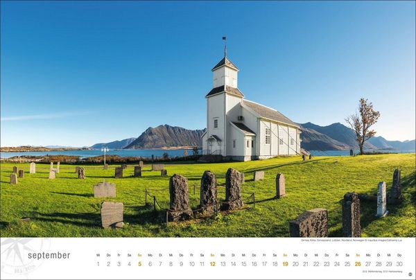 Produktbild: Hurtigruten Globetrotter Kalender 2027 - Von unber&uuml;hrten Fjorden und stillen Bergen
