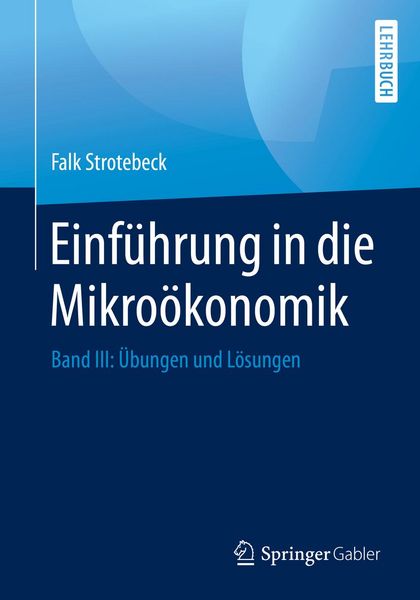 Produktbild: Einf&uuml;hrung in die Mikro&ouml;konomik