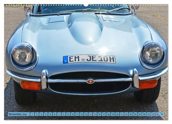 Produktbild: Jaguar E-Type - Die Raubkatze (hochwertiger Premium Wandkalender 2026 DIN A2 quer), Kunstdruck in Hochglanz