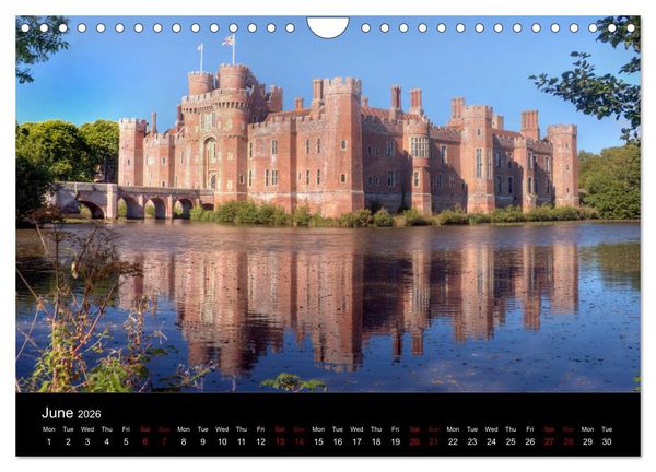 Produktbild: Castles of Kent and Sussex (Wall Calendar 2026 DIN A4 landscape), CALVENDO 12 Month Wall Calendar