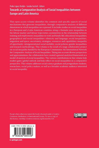 Produktbild: Towards a Comparative Analysis of Social Inequalities between Europe and Latin America