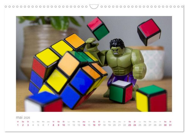Produktbild: La vie secr&egrave;te des figurines (Calendrier mural 2026 DIN A3 vertical), CALVENDO calendrier mensuel