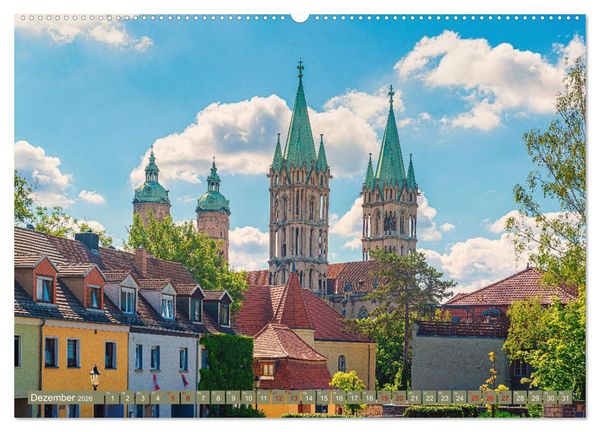 Produktbild: Domstadt Naumburg, eine der sch&ouml;nsten St&auml;dte Mitteldeutschlands (Wandkalender 2026 DIN A2 quer), CALVENDO Monatskalender