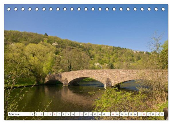 Produktbild: B&auml;che, Fl&uuml;sse, Seen - Wasser in der Eifel (Tischkalender 2026 DIN A5 quer), CALVENDO Monatskalender