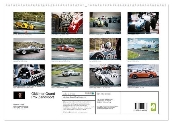 Produktbild: Oldtimer Grand Prix Zandvoort (hochwertiger Premium Wandkalender 2026 DIN A2 quer), Kunstdruck in Hochglanz