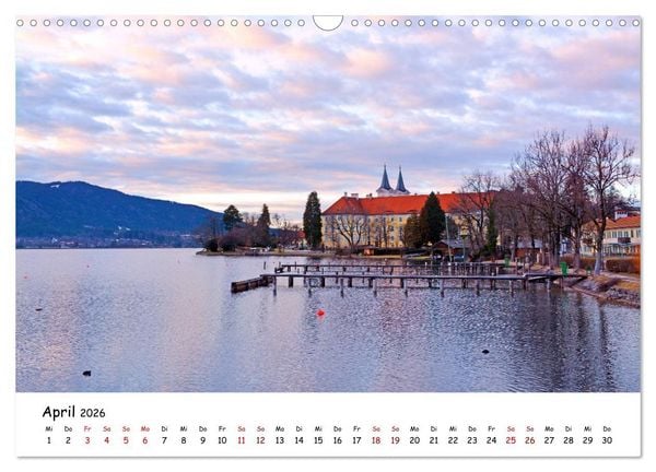 Produktbild: Winterstimmung am Tegernsee (Wandkalender 2026 DIN A3 quer), CALVENDO Monatskalender