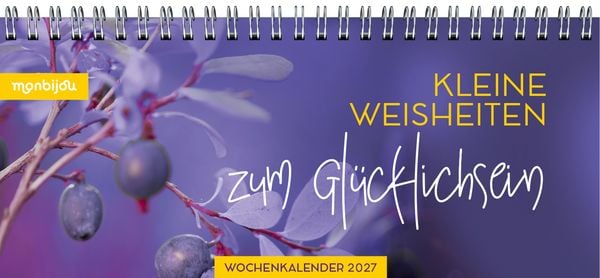 Produktbild: Mein Wochenplaner 2027: Kleine Weisheiten zum Gl&uuml;cklichsein