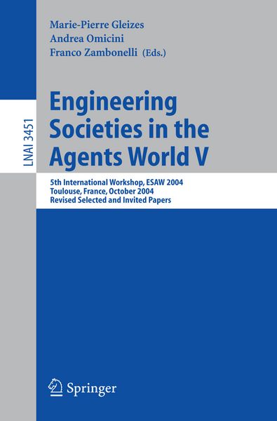 Produktbild: Engineering Societies in the Agents World V