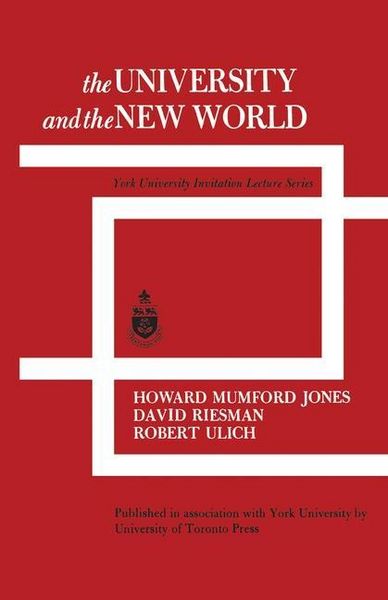 Produktbild: The University and the New World
