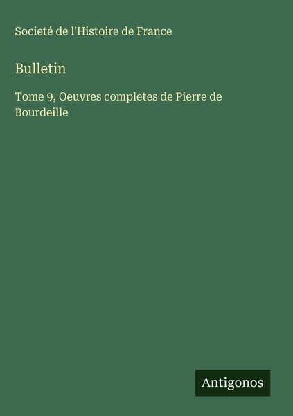 Produktbild: Bulletin