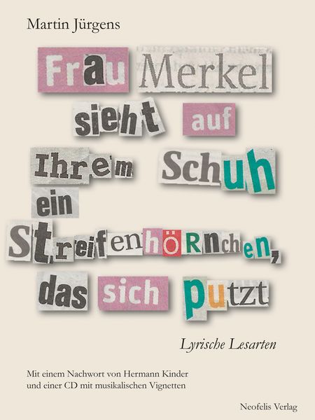 Produktbild: Frau Merkel sieht auf ihrem Schuh ein Streifenh&ouml;rnchen, das sich putzt