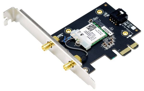 Produktbild: Asus PCE-BE6500 WLAN- / Bluetooth&reg;-Adapter 2880MBit/s PCIe 3.0 x1