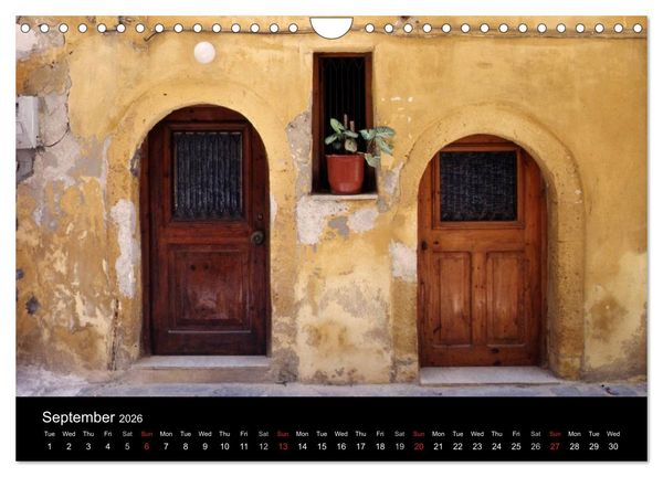 Produktbild: Crete the island of rebels (Wall Calendar 2026 DIN A4 landscape), CALVENDO 12 Month Wall Calendar