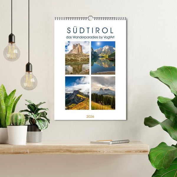 Produktbild: S&uuml;dtirol, das Wanderparadies (Wandkalender 2026 DIN A3 hoch), CALVENDO Monatskalender