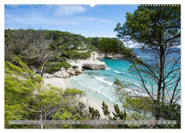 Produktbild: Balearen - Mallorca, Menorca, Ibiza und Formentera (hochwertiger Premium Wandkalender 2026 DIN A2 quer), Kunstdruck in Hochglanz