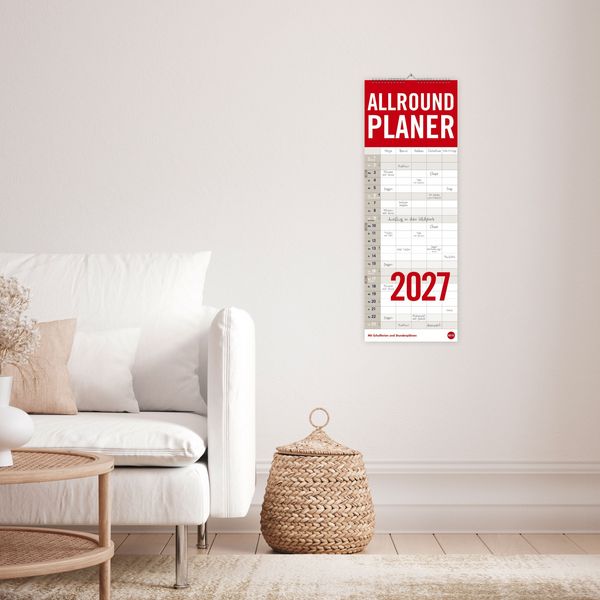 Produktbild: Allround-Familienplaner Vertical Kalender 2027