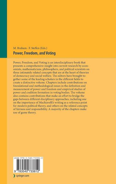 Produktbild: Power, Freedom, and Voting